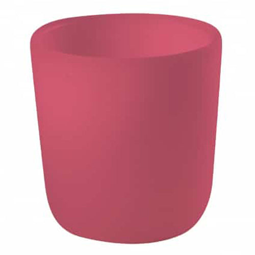 Béaba Silicone Ergonomic Children's Anti-Slip Bottom Pink Cup