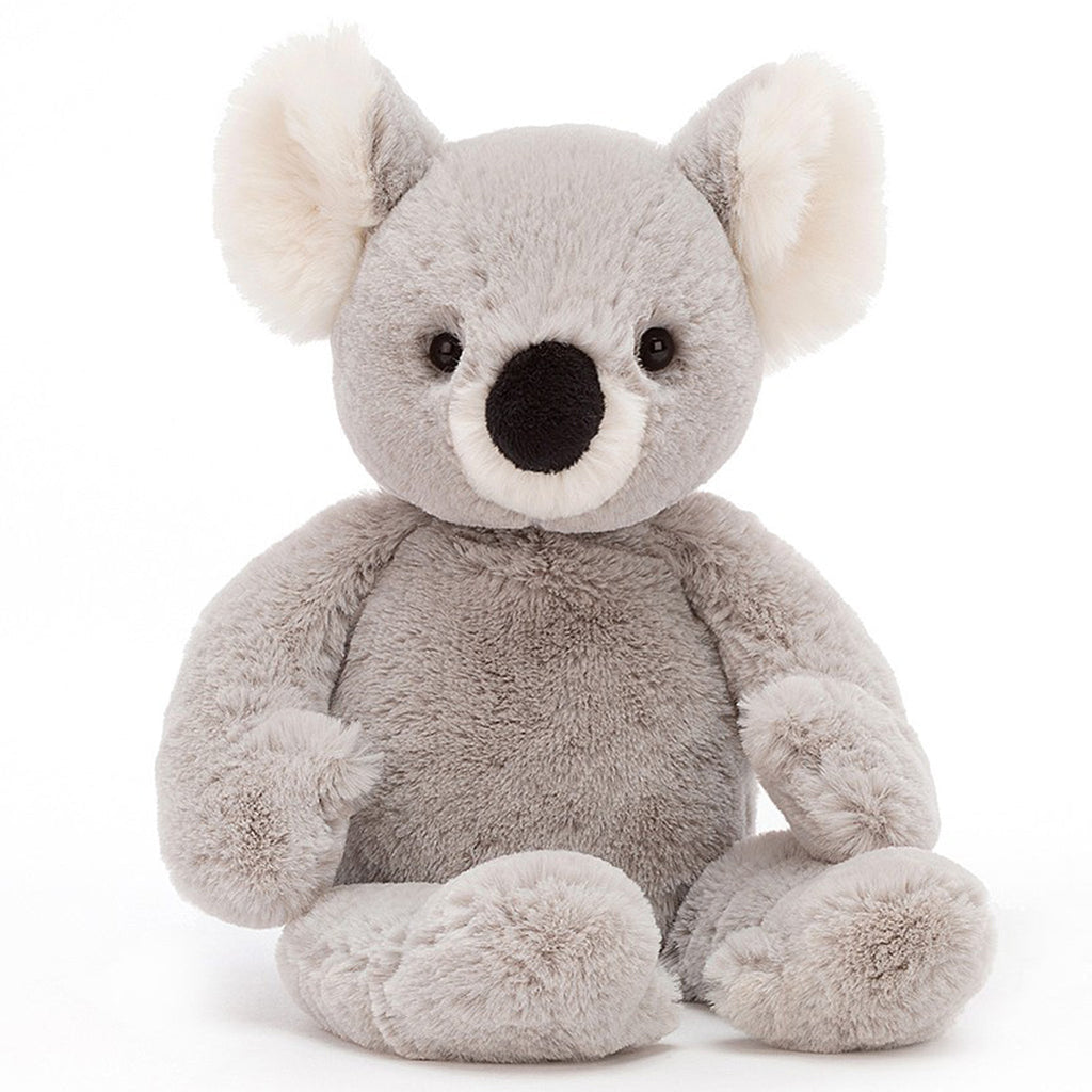 Jellycat Medium Benji Koala Children's Stuffed Animal Toy light grey