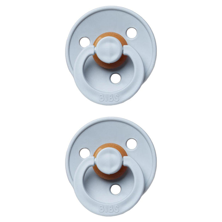 Cool pastel BIBS Pacifier Colour Collection 2 Pack Cloud, best pacifier for breastfed baby.