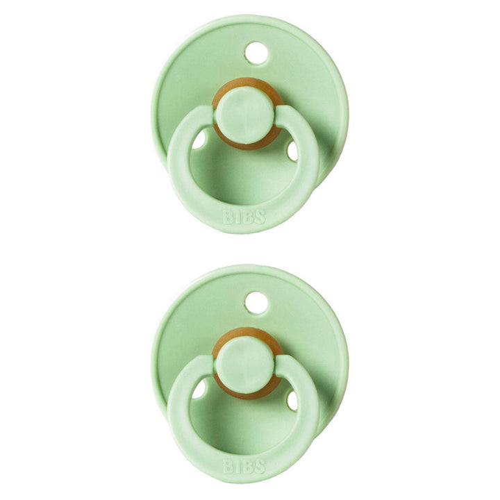 Playful set BIBS Pacifier Colour Collection 2 Pack Pistachio, best newborn pacifier option.