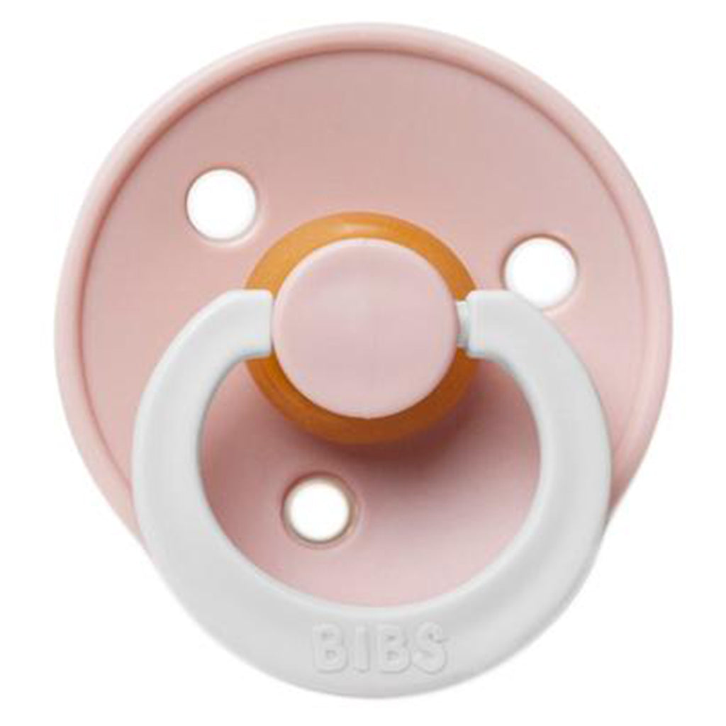 BIBS best pacifier for breastfed baby in blush 