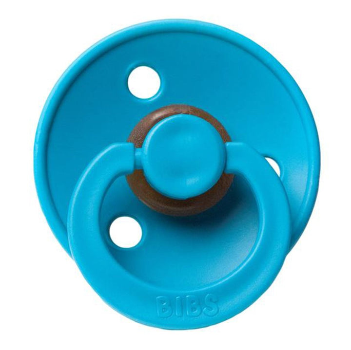 BIBS baby pacifier in dark teal blue