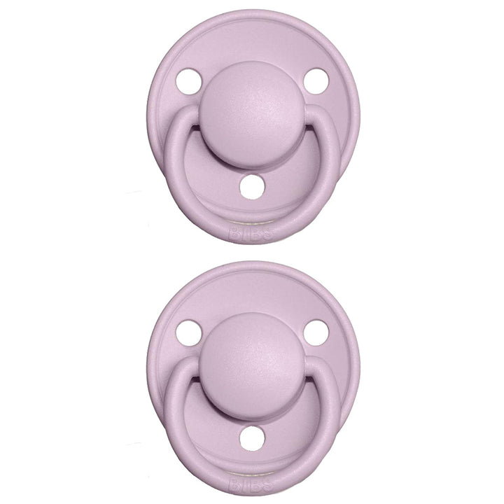 bibs pacifier in lilac