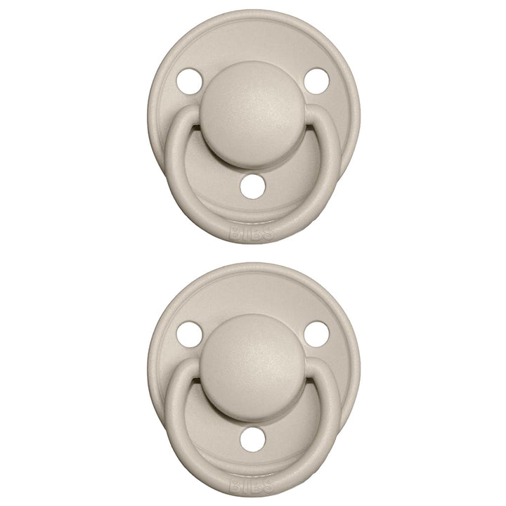BIBS pacifier delux two pack in sand