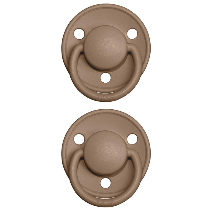 bib pacifier de lux in dark oak