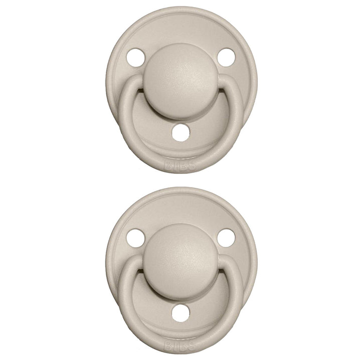 bibs pacifier de lux 2 pack in sand