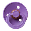 BIBS pacifiers for newborns in purple 
