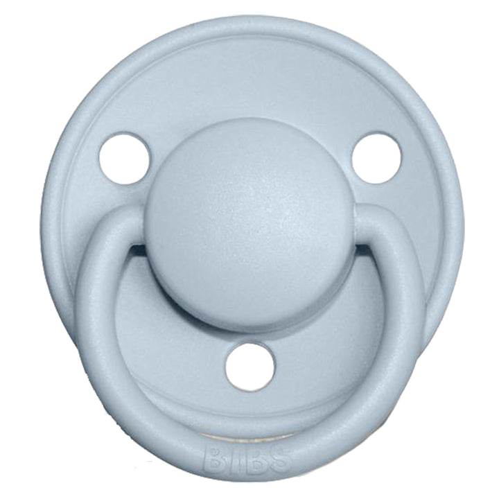 bib pacifier de lux in baby blue