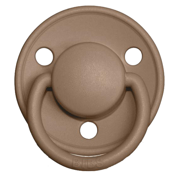 bibs pacifiers in dark oak vanilla