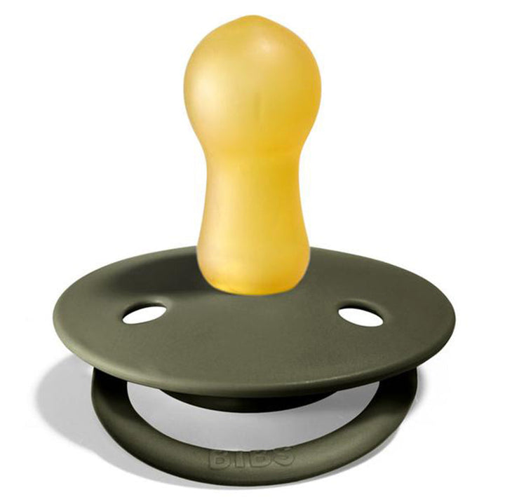 bibs pacifiers for breastfed babies in hunter green