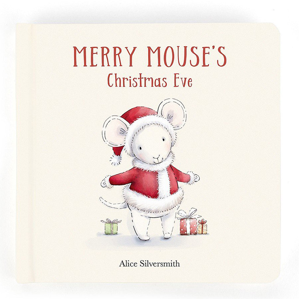 Jellycat Merry Mouse's Christmas Eve Book - Hardback children