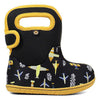 BOGS Classic Patterns Baby Waterproof Boots planes with yellow trim
