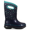 BOGS Classic Pattern Kids Waterproof Boots Dark Blue and Teal Plus Sign