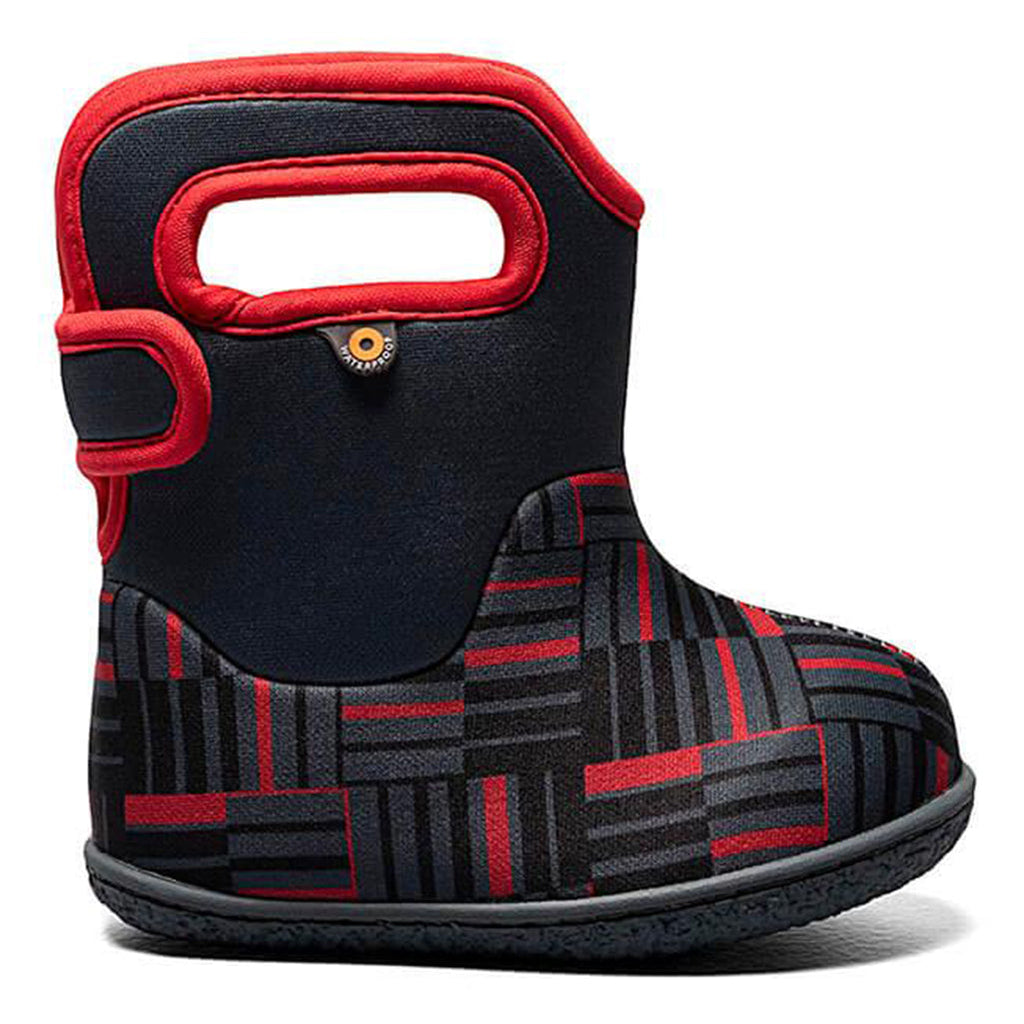 BOGS Phaser Dark Grey Multi Baby Waterproof Snow Boots