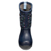 Front of BOGS Neo-Classic Twinkle Dark Blue Toddler Boots