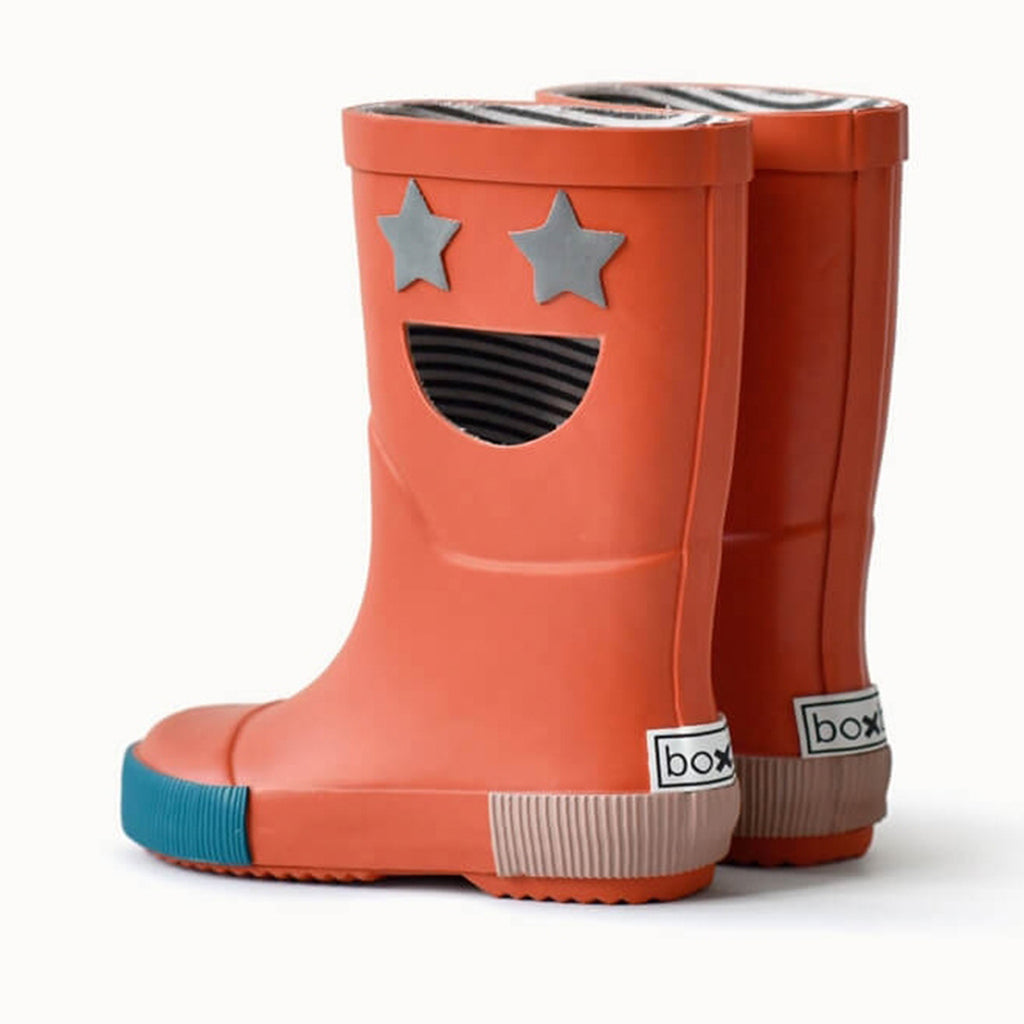 lifestyle_1, Boxbo Brick Wistiti Star Rain Boots Children's Shoes orange