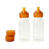 Baby Quoddle Bottle Abel Series 300ml (10oz) clear bottle, amber color nipple & cap