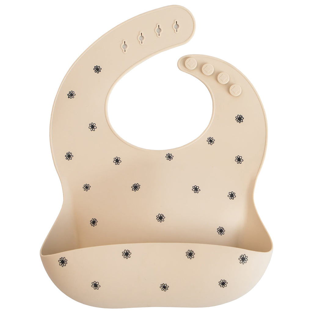 Mushie Silicone Bib for Kids, Reliable and Comfortable Silicone Bib for Kids at Every Meal