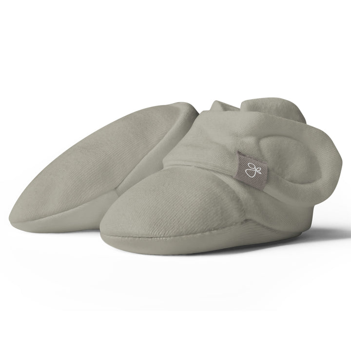GoumiKids booties for babies in Moss