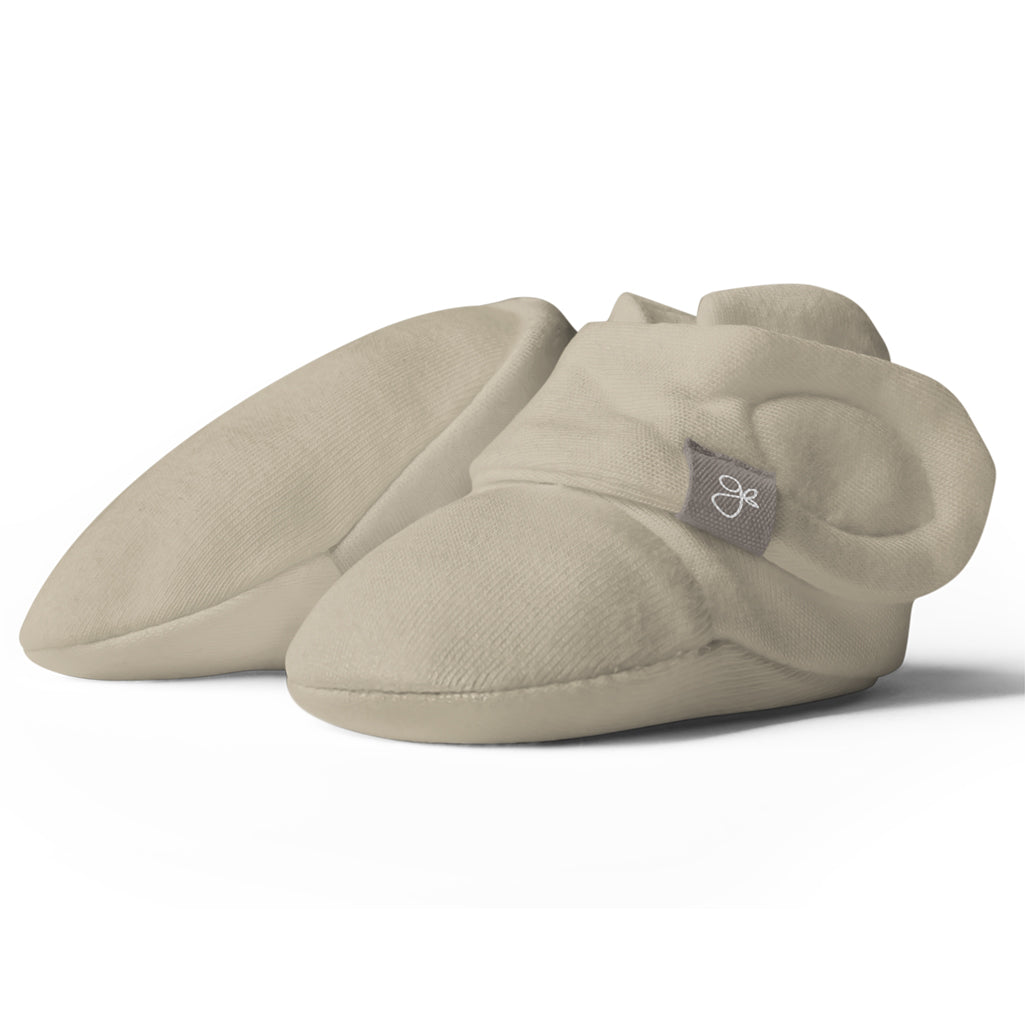 GoumiKids booties for baby in Soybean