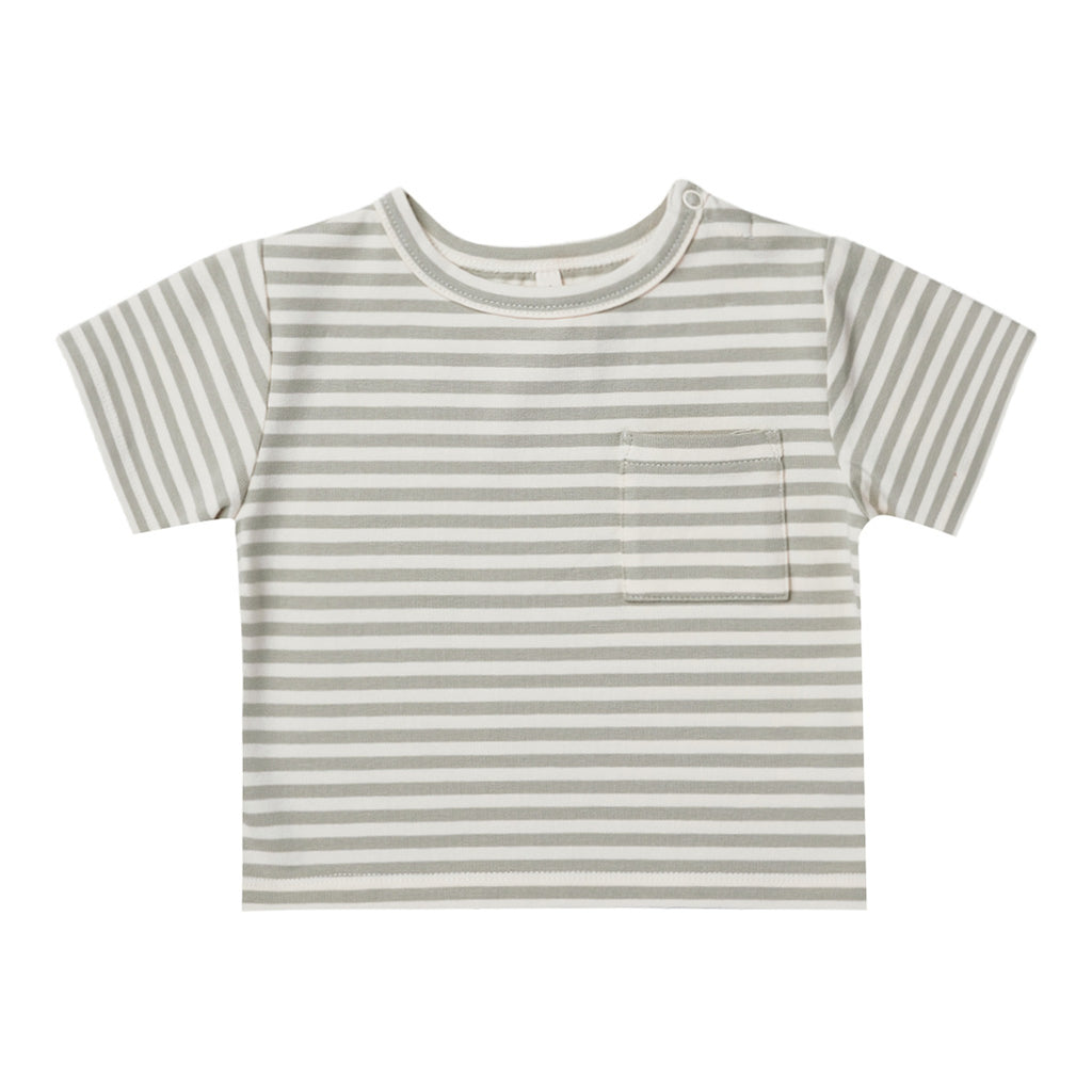 quincy mae cute baby clothes shirt pistachio