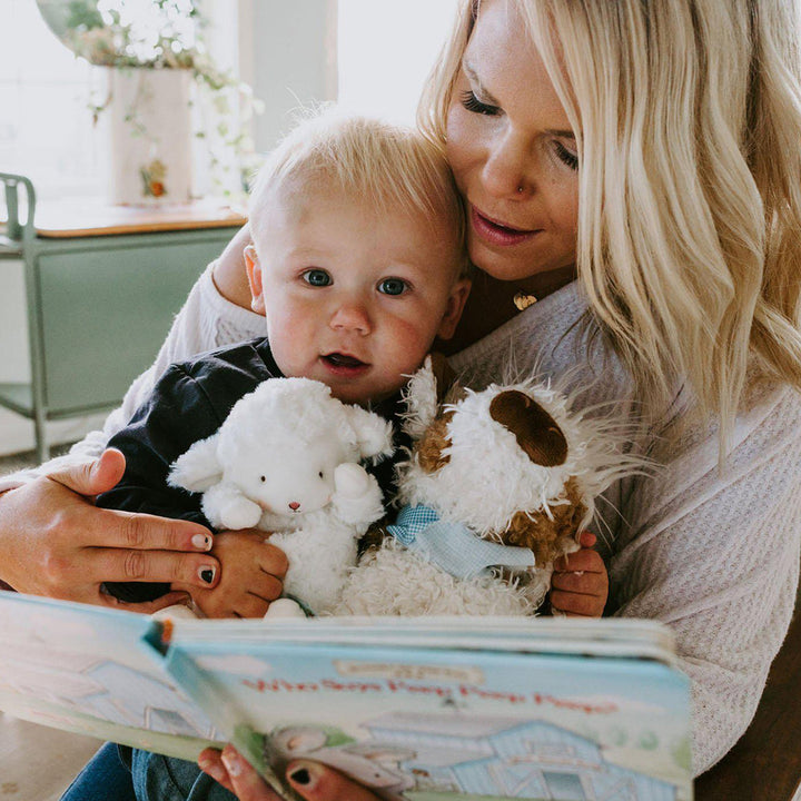 Cow stuffed animal from Bunnies By The Bay cute stuffed animal