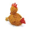 Bunnies By The Bay Randy the Rooster brown red and yellow children's stuffed animal toy. side angle view