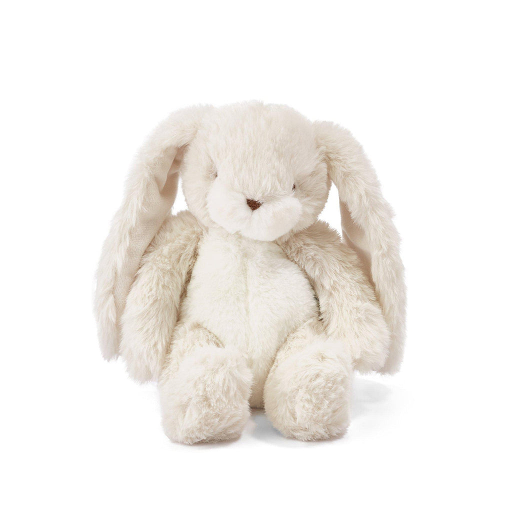Bunnies By The Bay Wee Nibble Cream Bunny. children's white fluffy plush toy