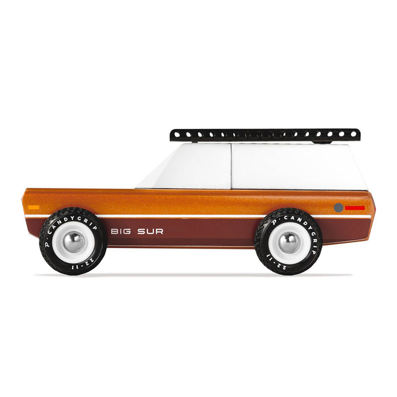 Candylab wooden toy vehicles, designed with a retro-modern flair.