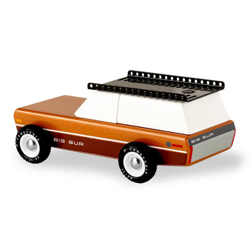 Car toys by Candylab, featuring sleek, minimalistic designs.