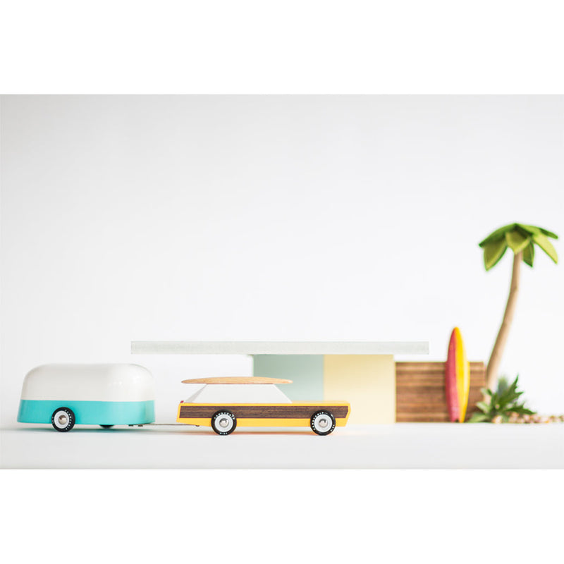 Retro wooden cars by Candylab, perfect for kids and collectors alike.