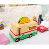 Candylab Toys Taco Van Wooden Food Truck Toy in Playset