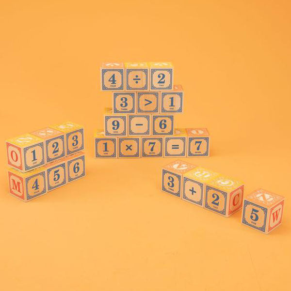 Uncle Goose Classic ABC's Children's Wooden Block Set multicolored
