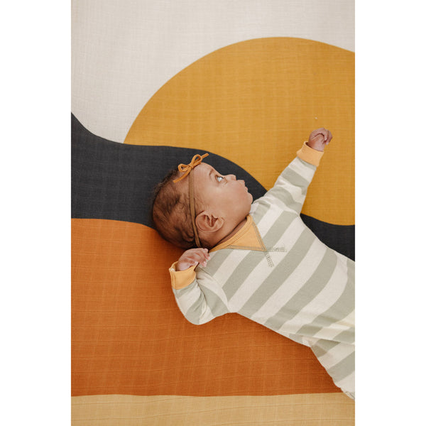 Clementine Kids mini crib sheet in Sunset