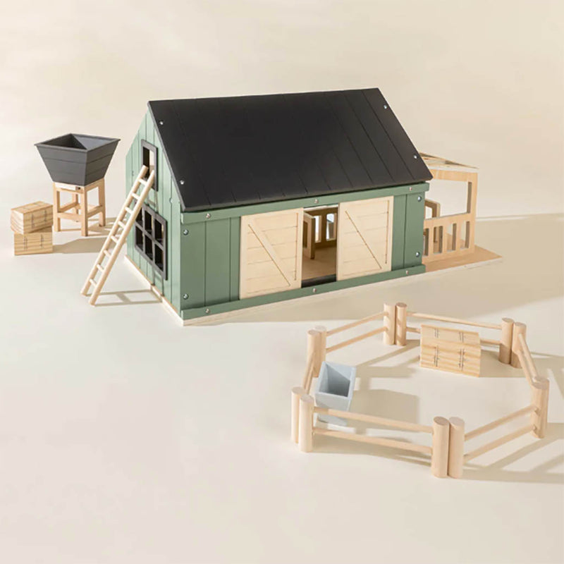 Coco Village dollhouse, wooden farm toy