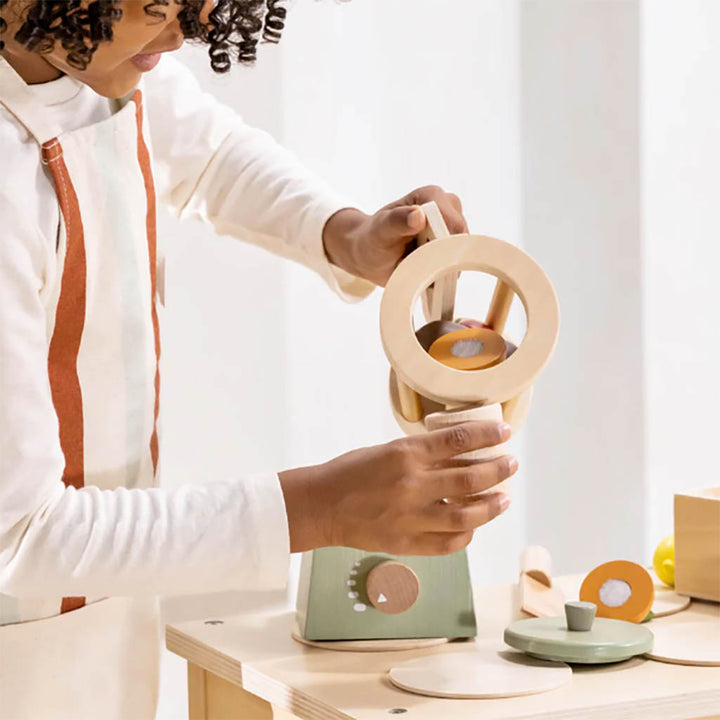 Coco Village toys, wooden blender for play kitchen
