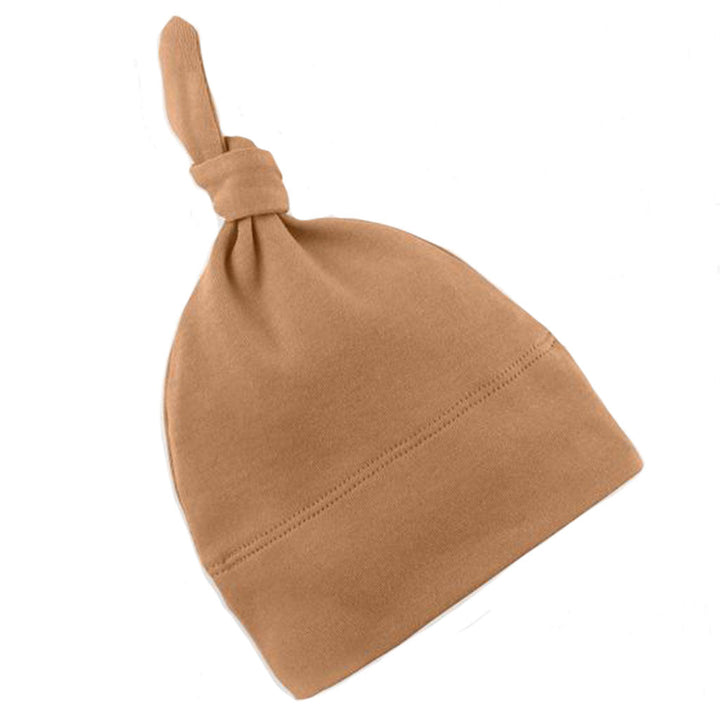 Colored Organics Knot Hat baby girl clothes in Ginger