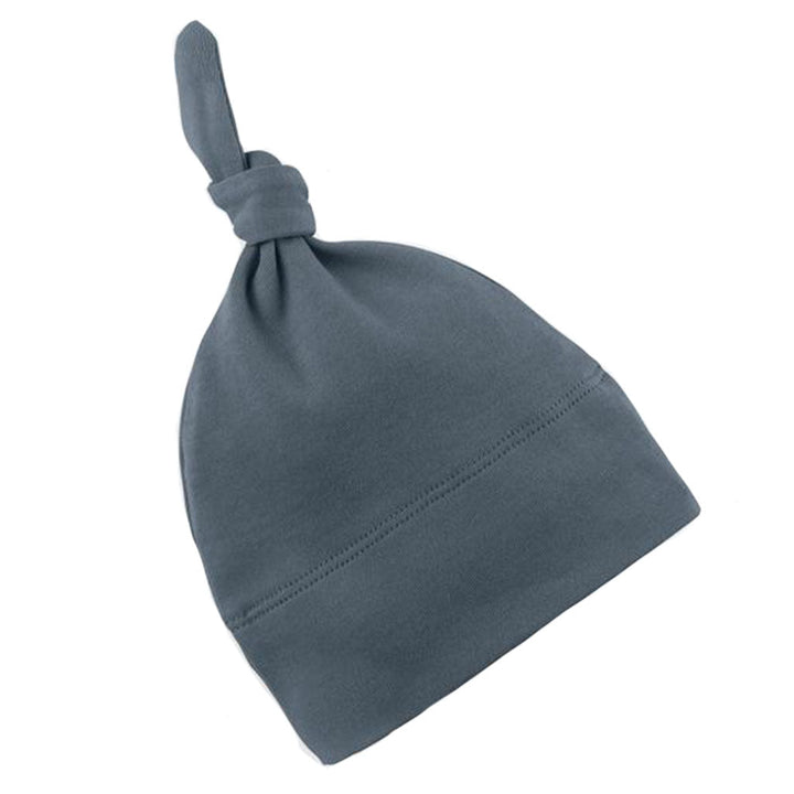 Colored Organic Knot Hat baby clothes for girls in Harbor