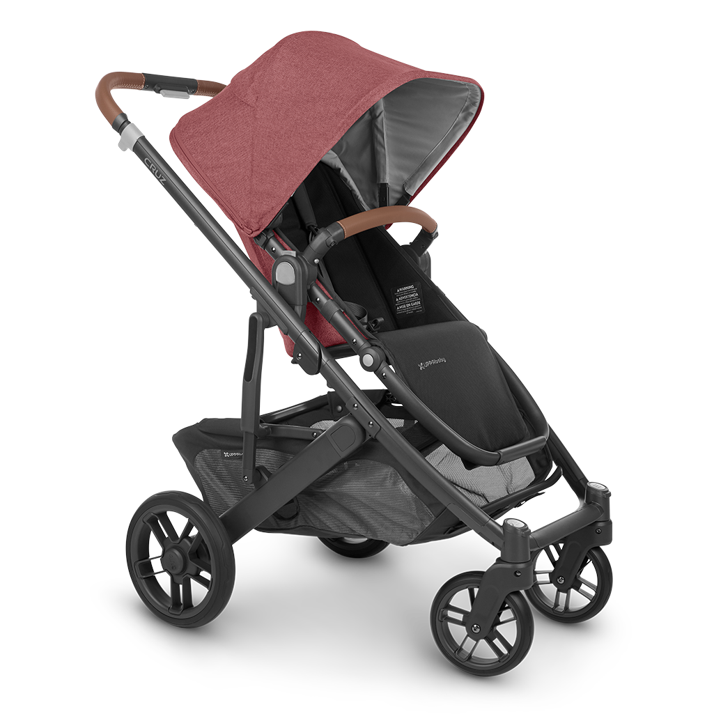 Lucy Red Uppababy CRUZ V2 Travel Stroller with Bumper Bar