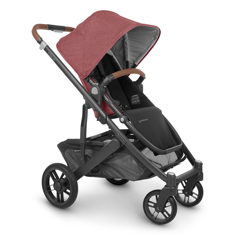 Lucy Red Uppababy CRUZ V2 Travel Stroller with Bumper Bar