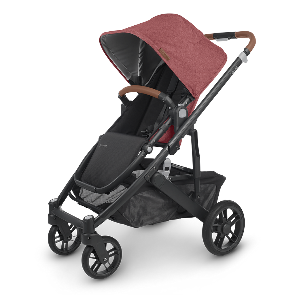 Uppababy CRUZ V2 Compact Stroller in Lucy Red
