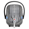 lifestyle_1, Cybex Manhattan Grey Aton M Infant Car Seat with SafeLock Base