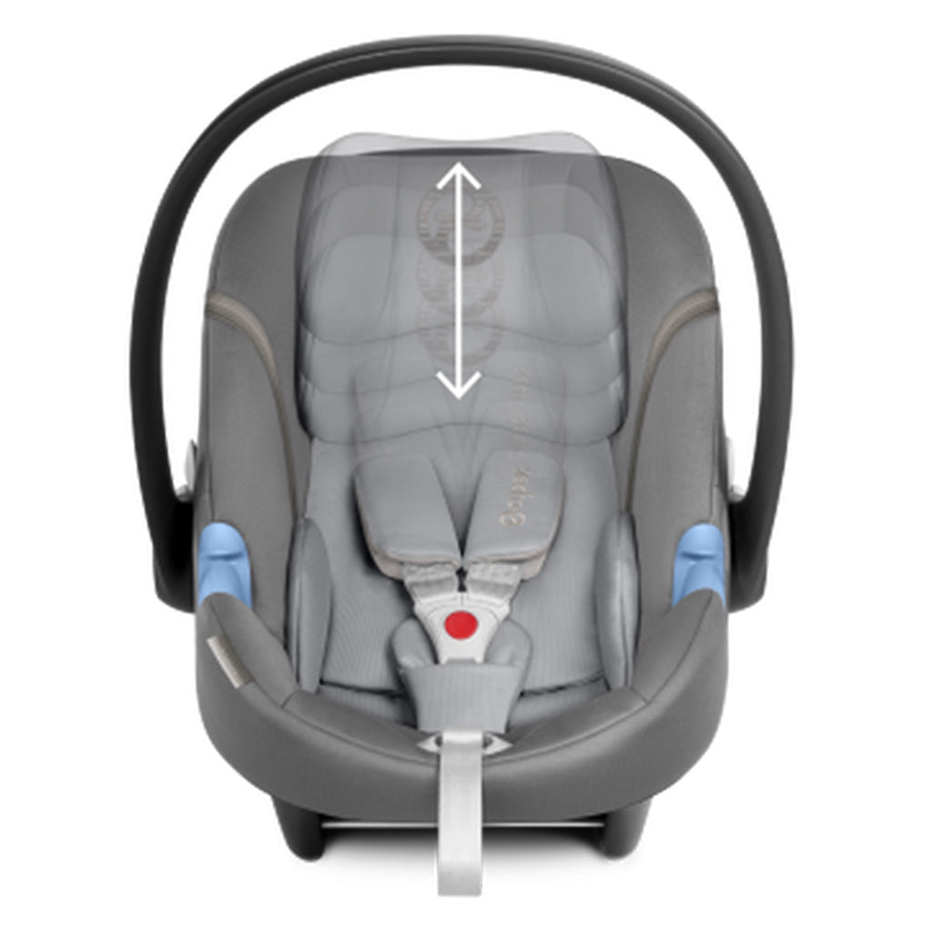 lifestyle_1, Cybex Pepper Black Aton M Infant Car Seat with SafeLock Base