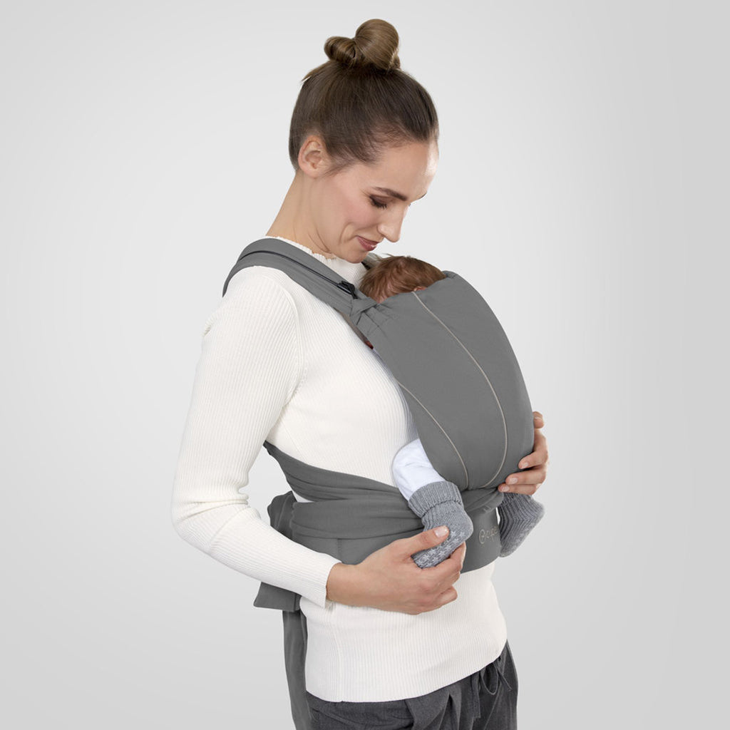 lifestyle_3, Cybex Manhattan Grey Maria Tie Infant Baby Carrier 