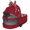 lifestyle_5, Cybex Petticoat Red Priam Lux Carry Cot Child Stroller Travel System white polkadots bow