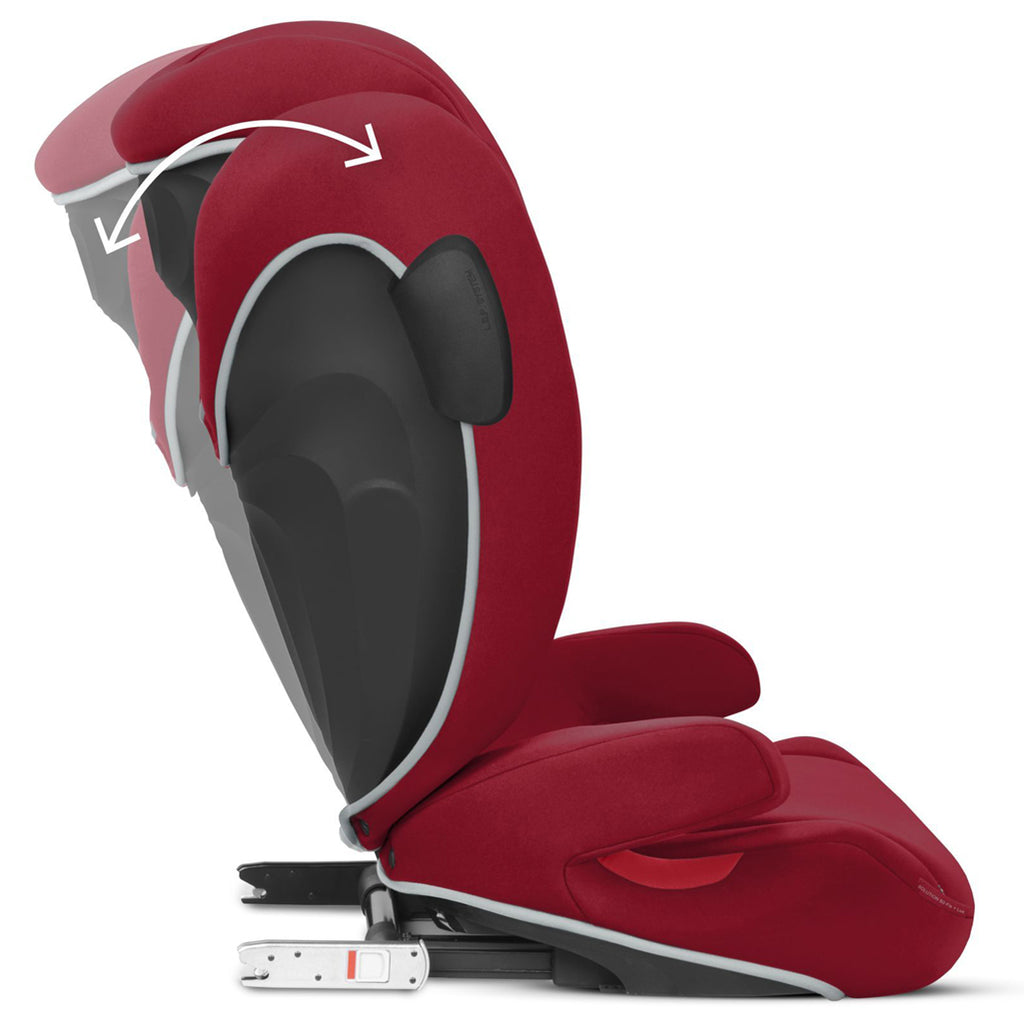 lifestyle_7, Cybex Dynamic Red Solution B2 Fix + Lux Children's Safety Booster Seat