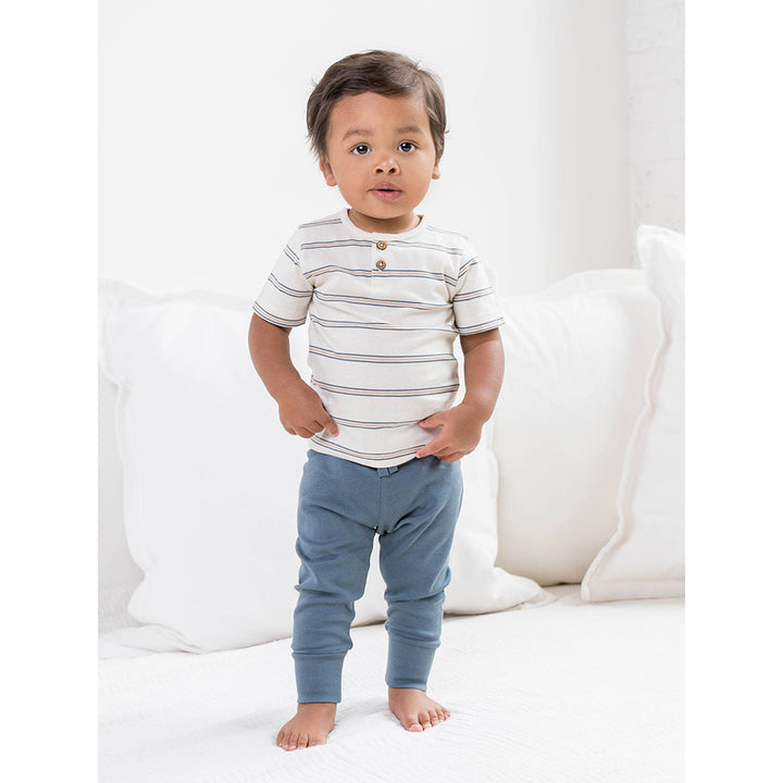 Colored Organics Cruz Joggers baby clothing in Harbor Blue