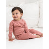Colored Organics Cruz Joggers baby girl winter clothes in Rose