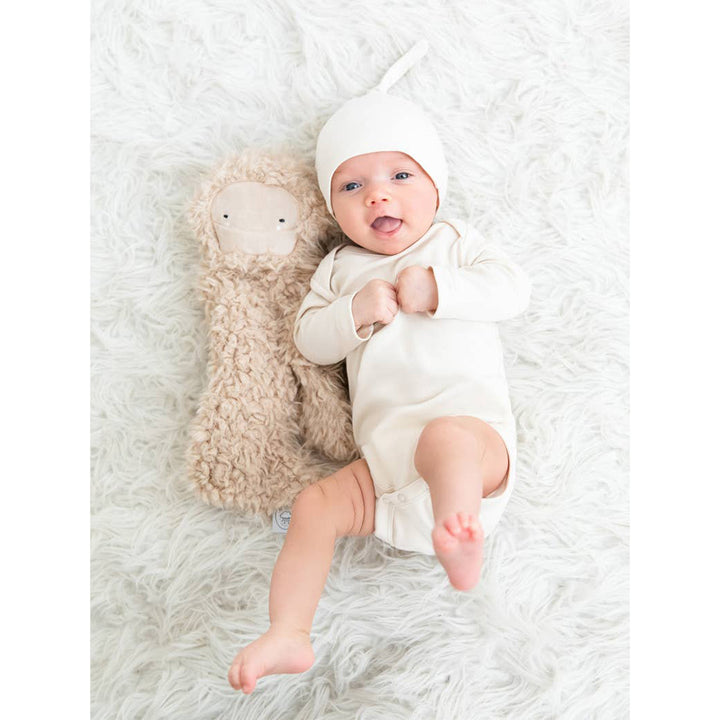 Colored Organic Classic Longsleeve Bodysuit long sleeve onesies in Natural