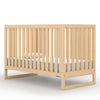 DadadaAustin 3-in-1 Convertible Crib offers a classic natural finish and a solid beech wood construction.  Baby nursery furniture